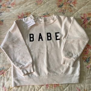 Ford & Wyatt ‘BABE’ Crewneck Sweatshirt 4T